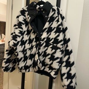 Free People Movement Houndstooth Hit the slopes Jacket